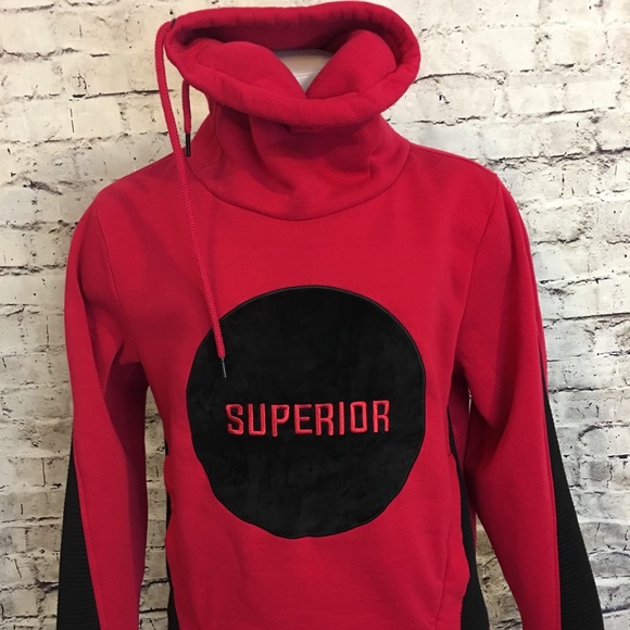 8ighth Dstrkt Red pullover Superior Sweater Large - Picture 1 of 8